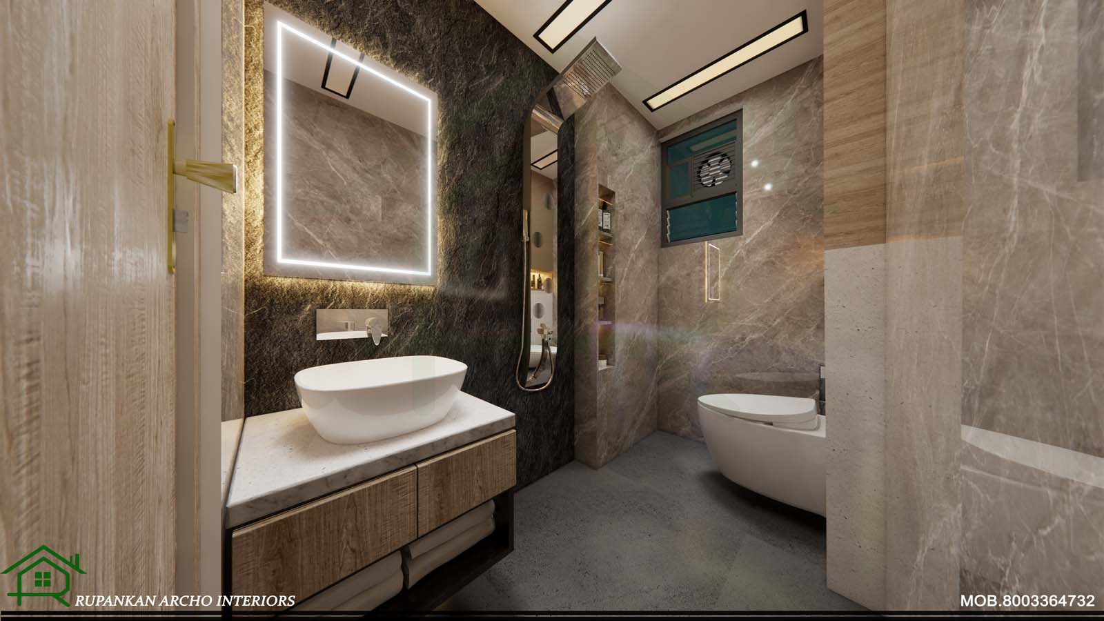 POWDER ROOM VIEW 1